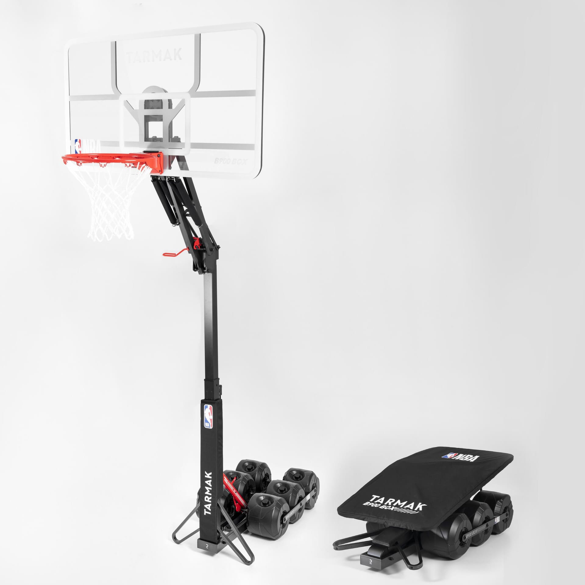 Der betroffene Basketballkorb: Der Hersteller bittet Käufer, sich zu melden.