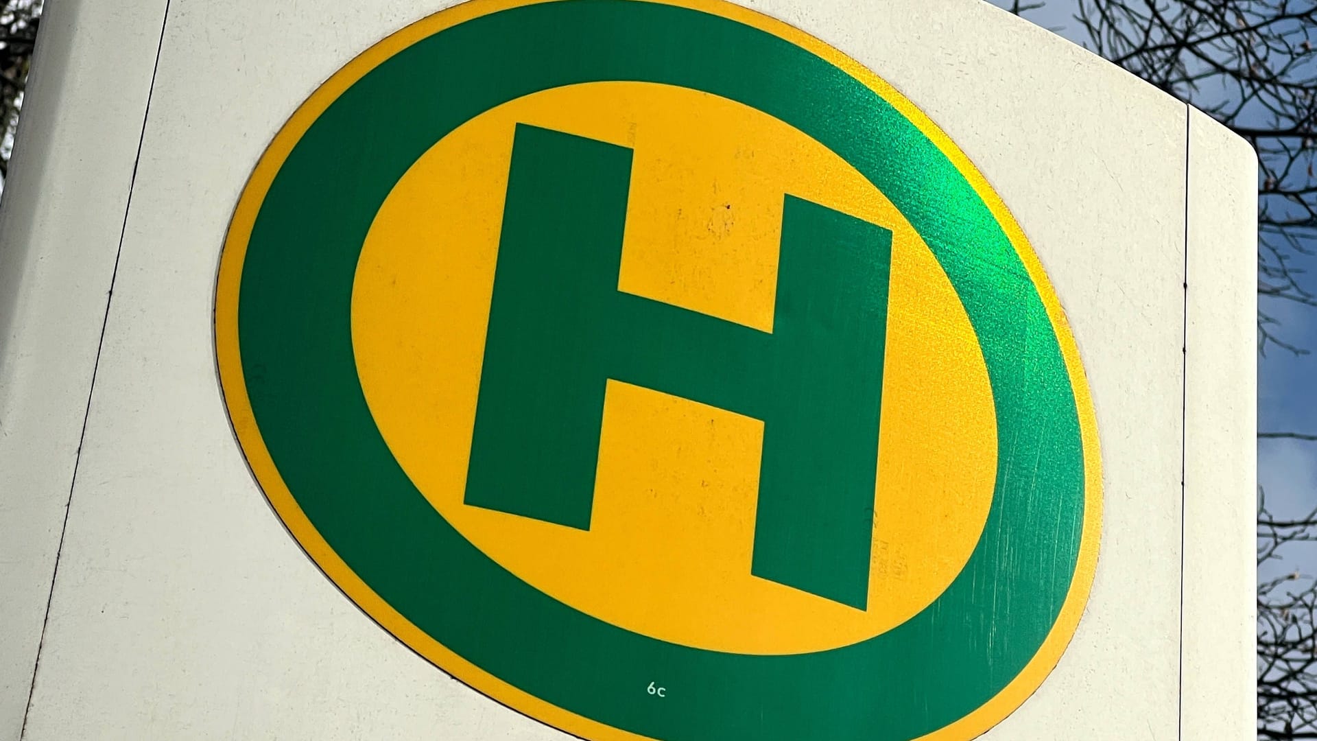Schild einer Bushaltestelle (Symbolbild): Der Junge musste ins Krankenhaus gebracht werden.