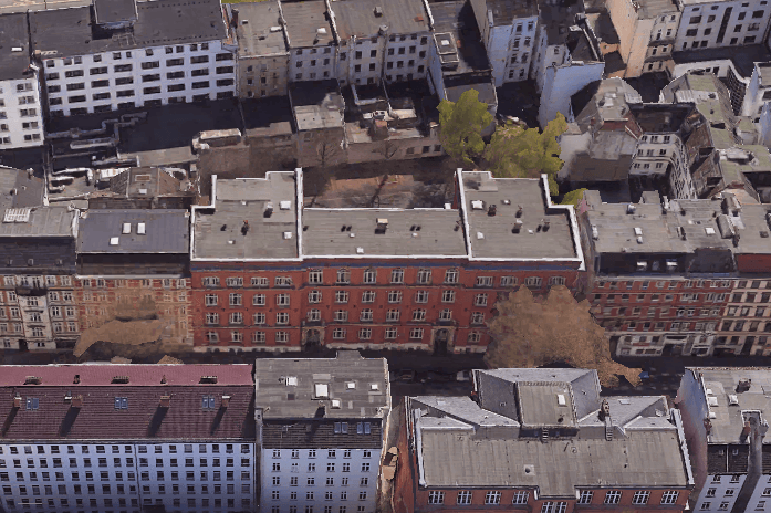 Die Alte Schule in der Seilerstraße auf St. Pauli (Satellitenfoto): Sie soll zum Kreativ-Standort werden. Die Alte Schule in der Seilerstraße auf St. Pauli (Satellitenfoto): Sie soll zum Kreativ-Standort werden.