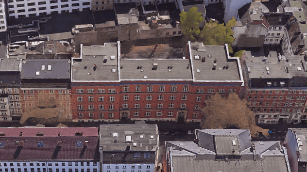 Die Alte Schule in der Seilerstraße auf St. Pauli (Satellitenfoto): Sie soll zum Kreativ-Standort werden.