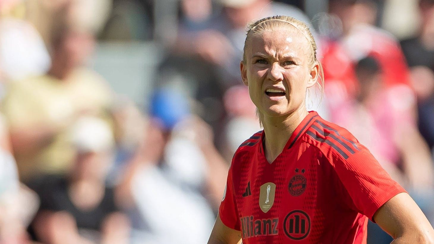 Pernille Harder: Sie steht seit 2023 beim FC Bayern unter Vertrag. Pernille Harder: Sie steht seit 2023 beim FC Bayern unter Vertrag.
