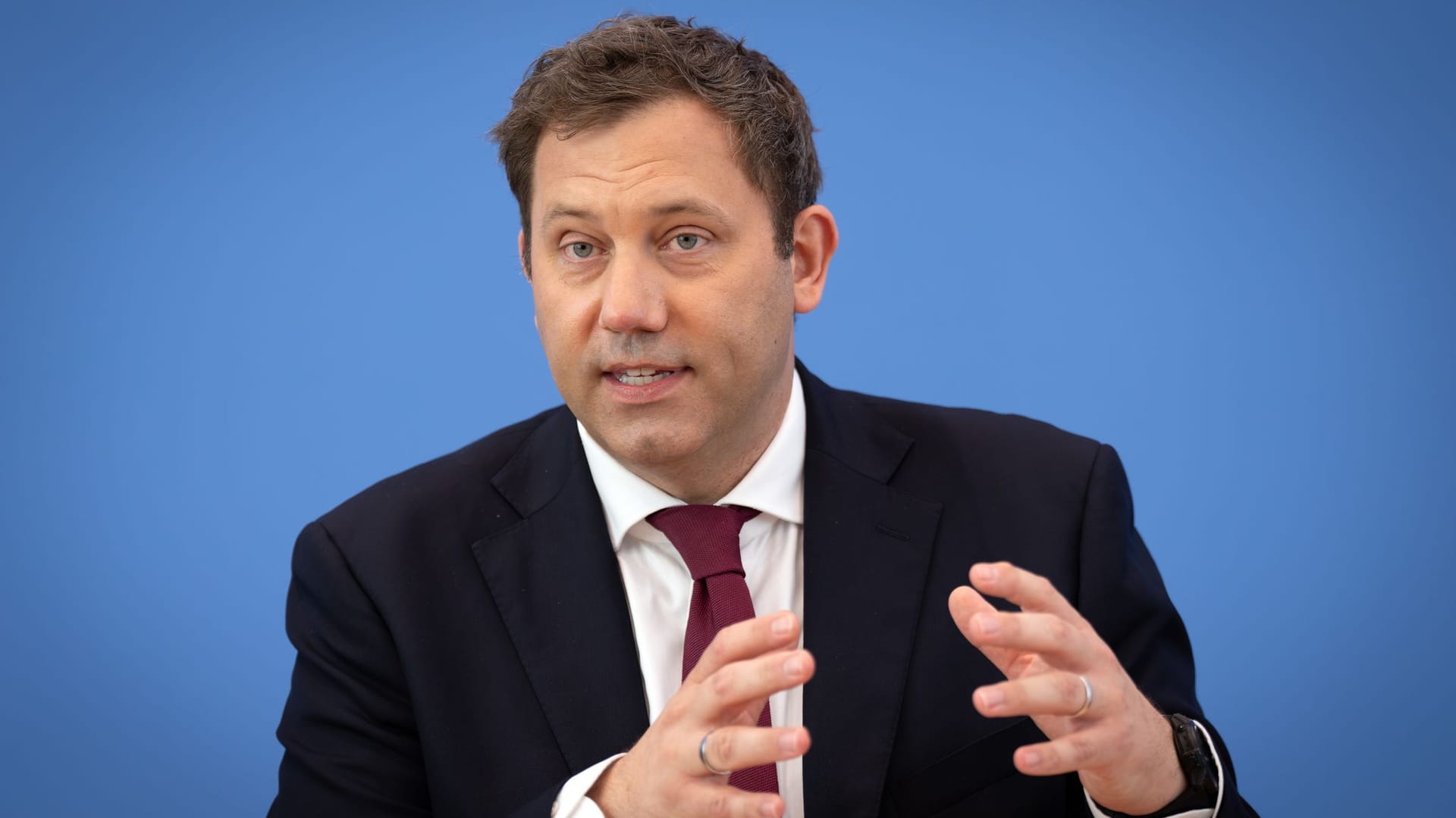 Pressekonferenz Bundesfinanzminister Klingbeil Pressekonferenz Bundesfinanzminister Klingbeil