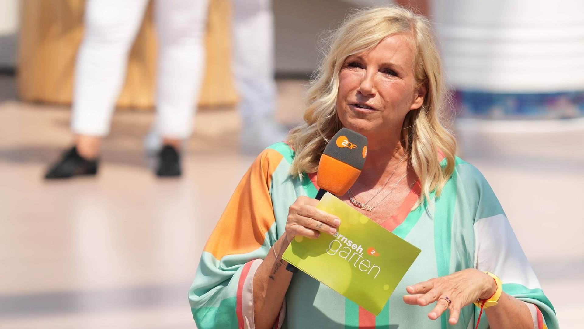 Andrea Kiewel: Sie ist seit 25 Jahren Moderatorin des "ZDF-Fernsehgarten".