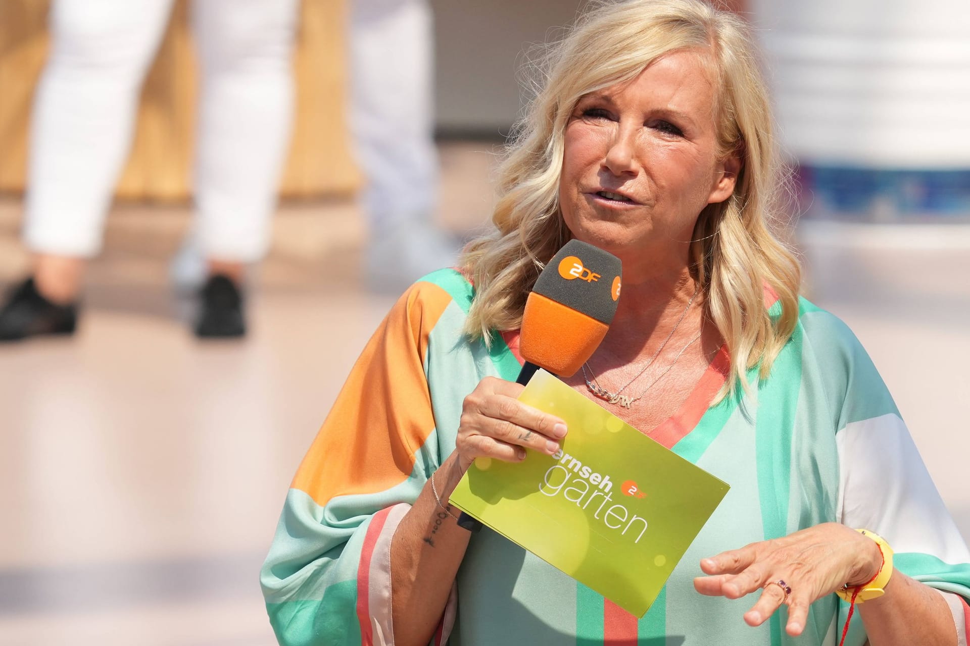 Andrea Kiewel: Sie ist seit 25 Jahren Moderatorin des "ZDF-Fernsehgarten".
