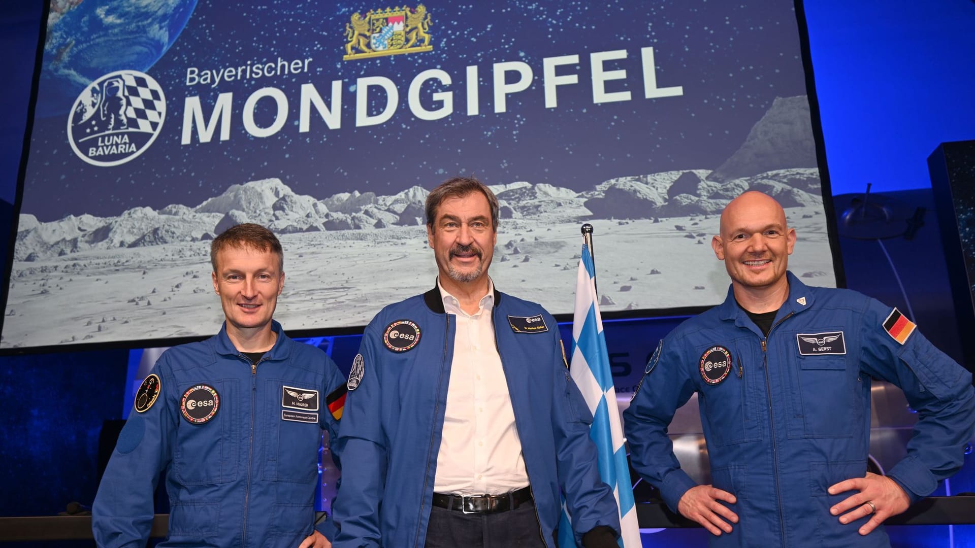Bayerischer "Mondgipfel" mit Ministerpräsident Söder