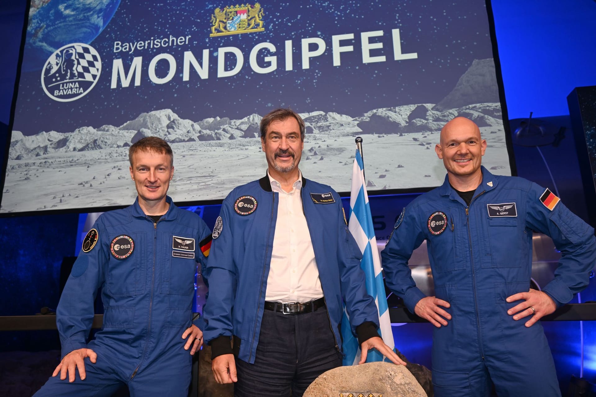 Bayerischer "Mondgipfel" mit Ministerpräsident Söder Bayerischer "Mondgipfel" mit Ministerpräsident Söder