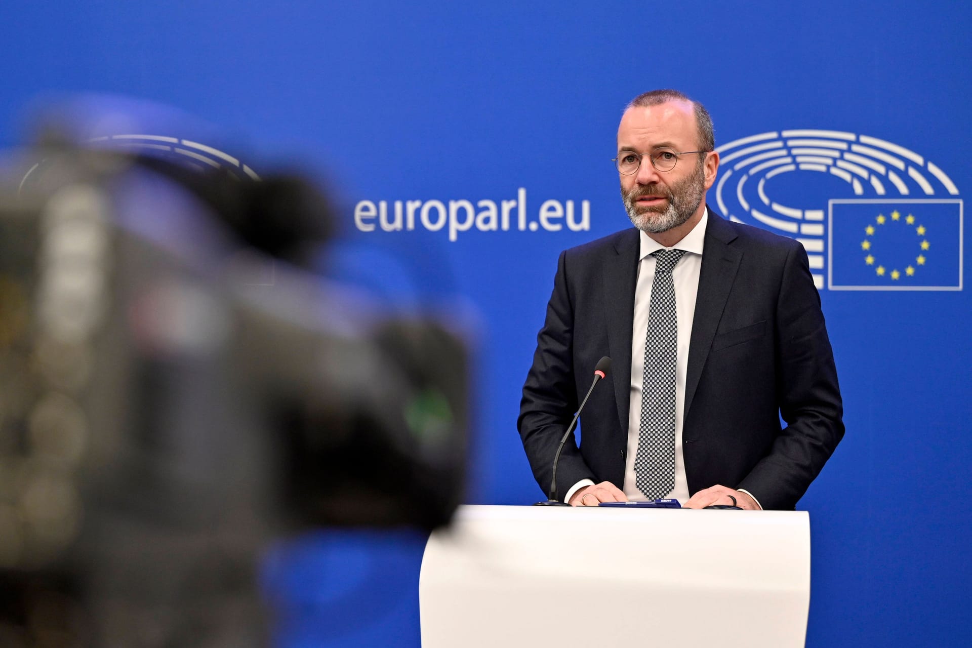 Manfred Weber von der CSU: Er ist Vorsitzender der Fraktion der Europäischen Volkspartei (EVP).