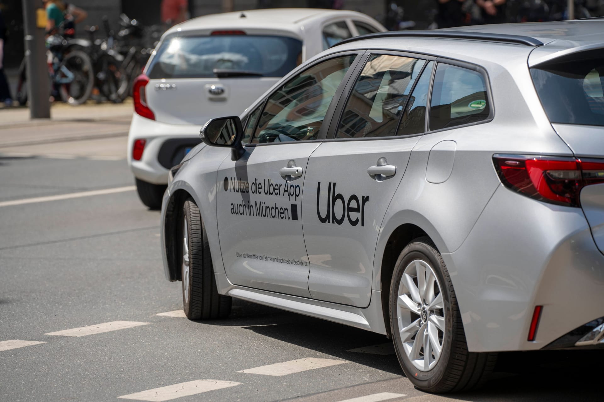 Ein Fahrzeug von Uber (Archivbild):