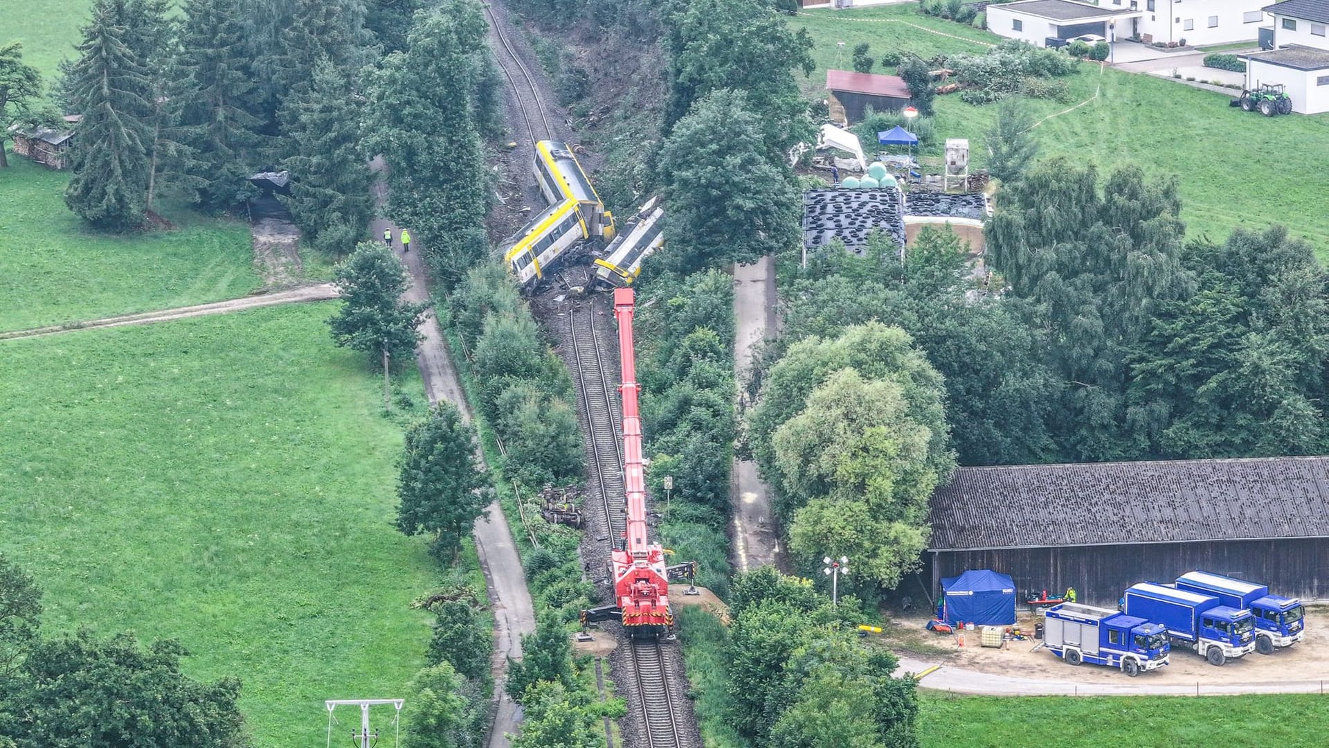 Nach dem Zugunglück in Oberschwaben