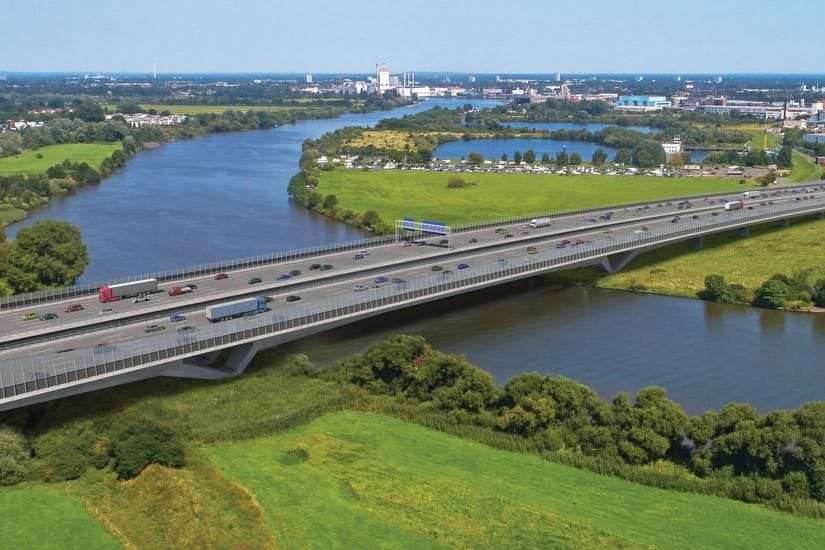So soll sie aussehen, die A1-Weserbrücke, wenn sie 2028 fertig ist.