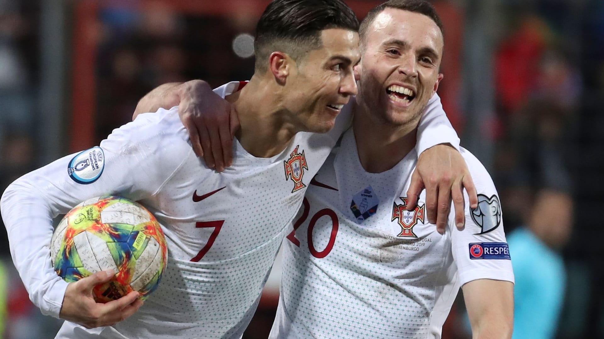 Cristiano Ronaldo und Diogo Jota