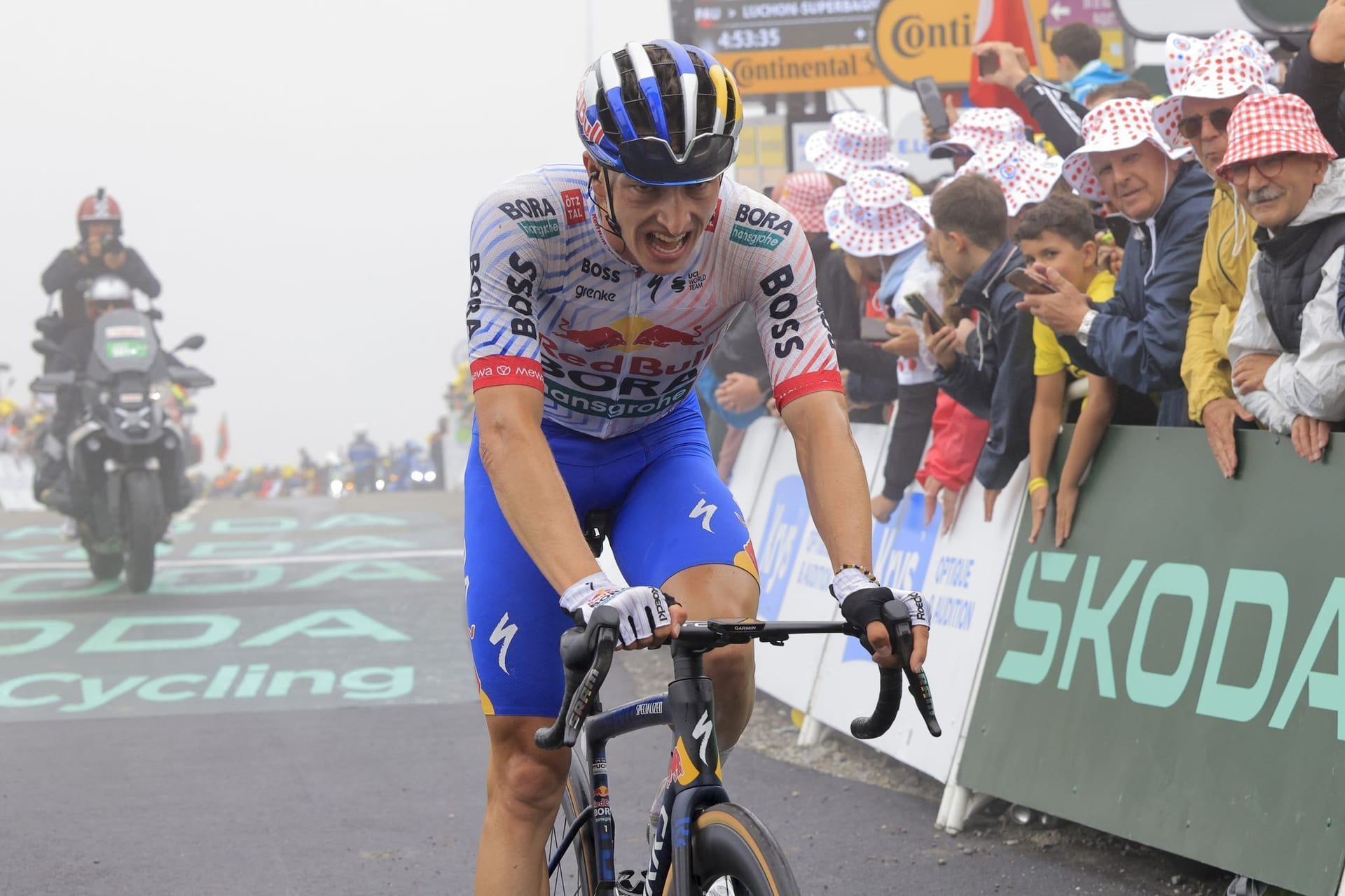 Florian Lipowitz zeigt bei der Tour eine starke Leistung.