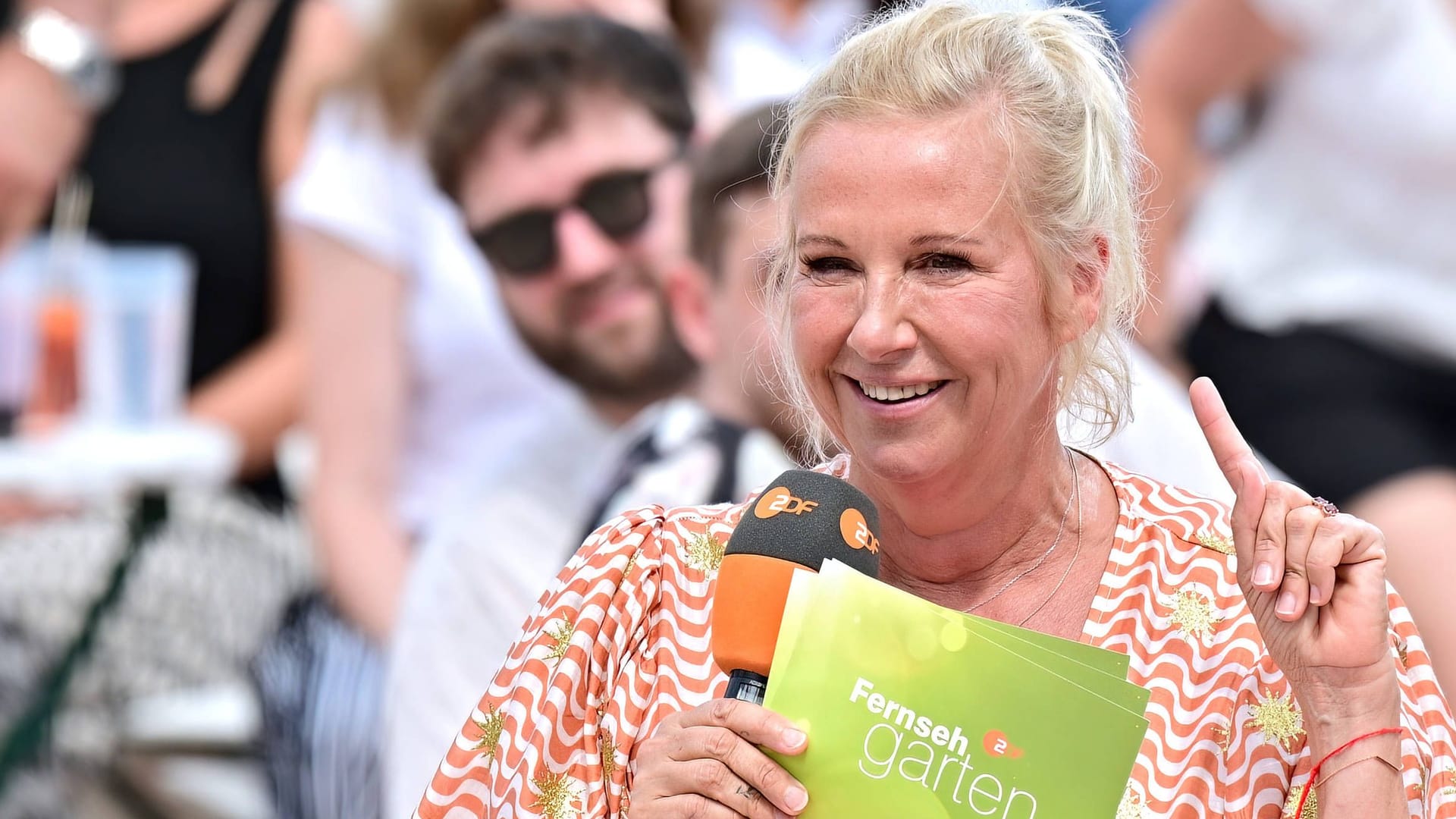 Andrea Kiewel: Sie moderiert seit 25 Jahren den "ZDF-Fernsehgarten".