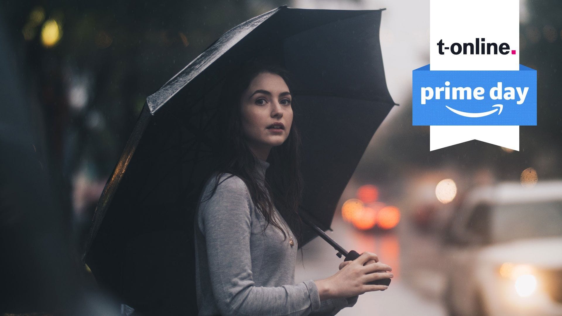 Robust bei Sturm: Auch bei heftigen Böen bleibt der Regenschirm stabil.