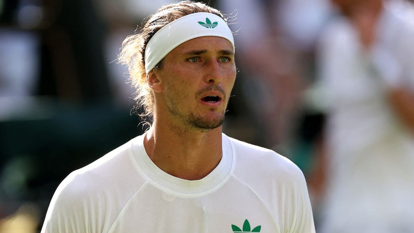 Fassungslos: Alexander Zverev im Match gegen Arthur Rinderknech.