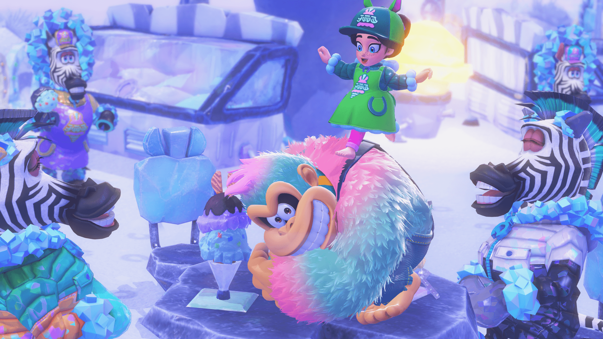 So kennt man Nintendo-Spiele: bunt und kinderfreundlich.