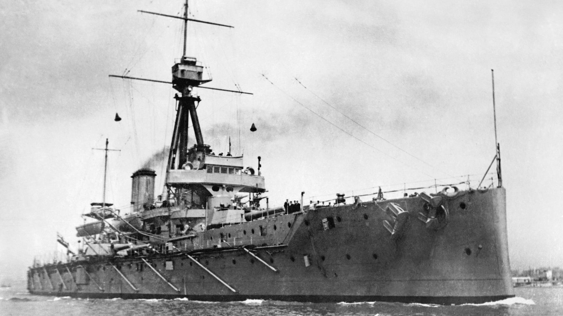 "HMS Dreadnought": Mit dem Bau des Schlachtschiffs löste Großbritannien einen Schock aus.