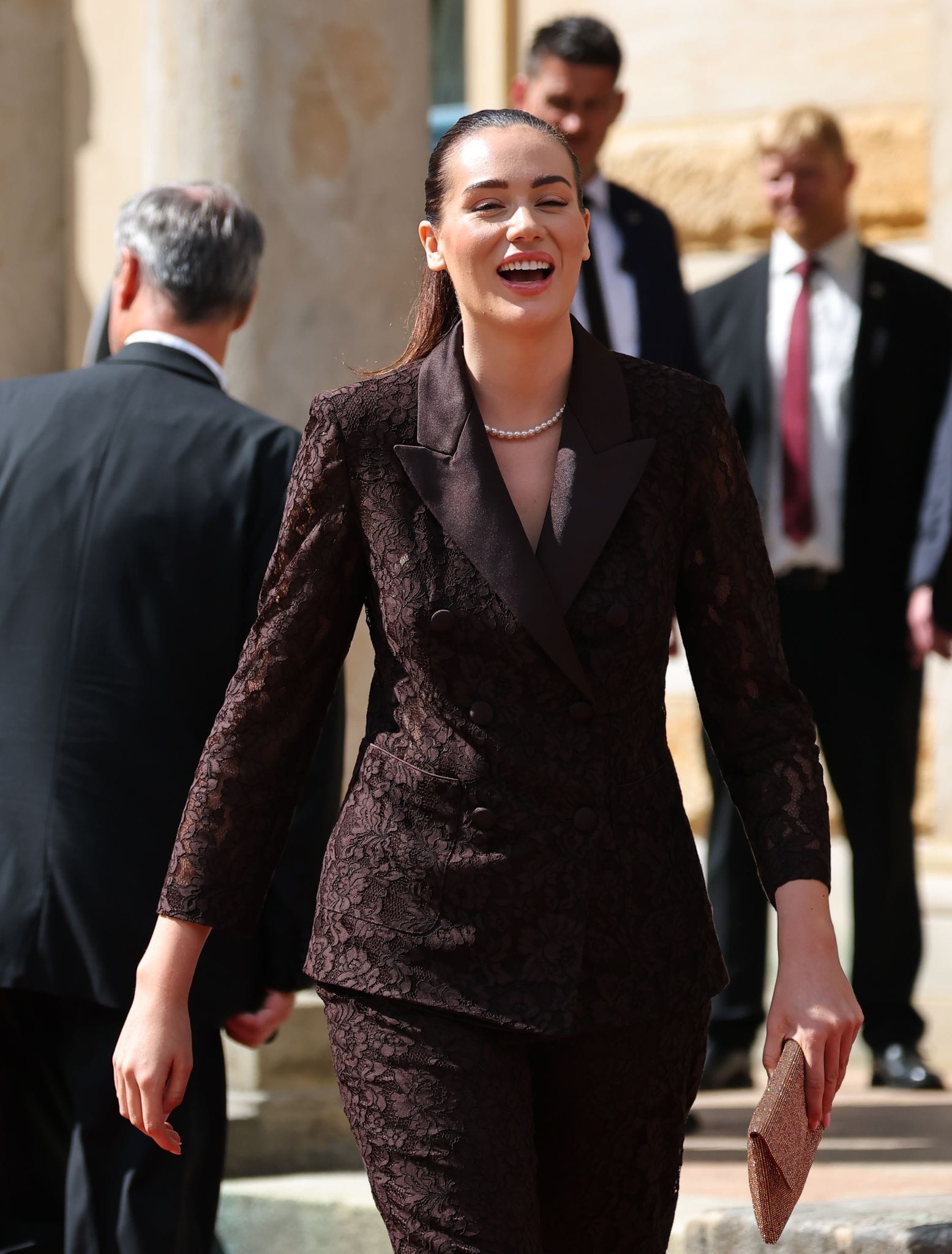 Gloria Sophie Burkandt, Tochter von Ministerpräsident Söder.