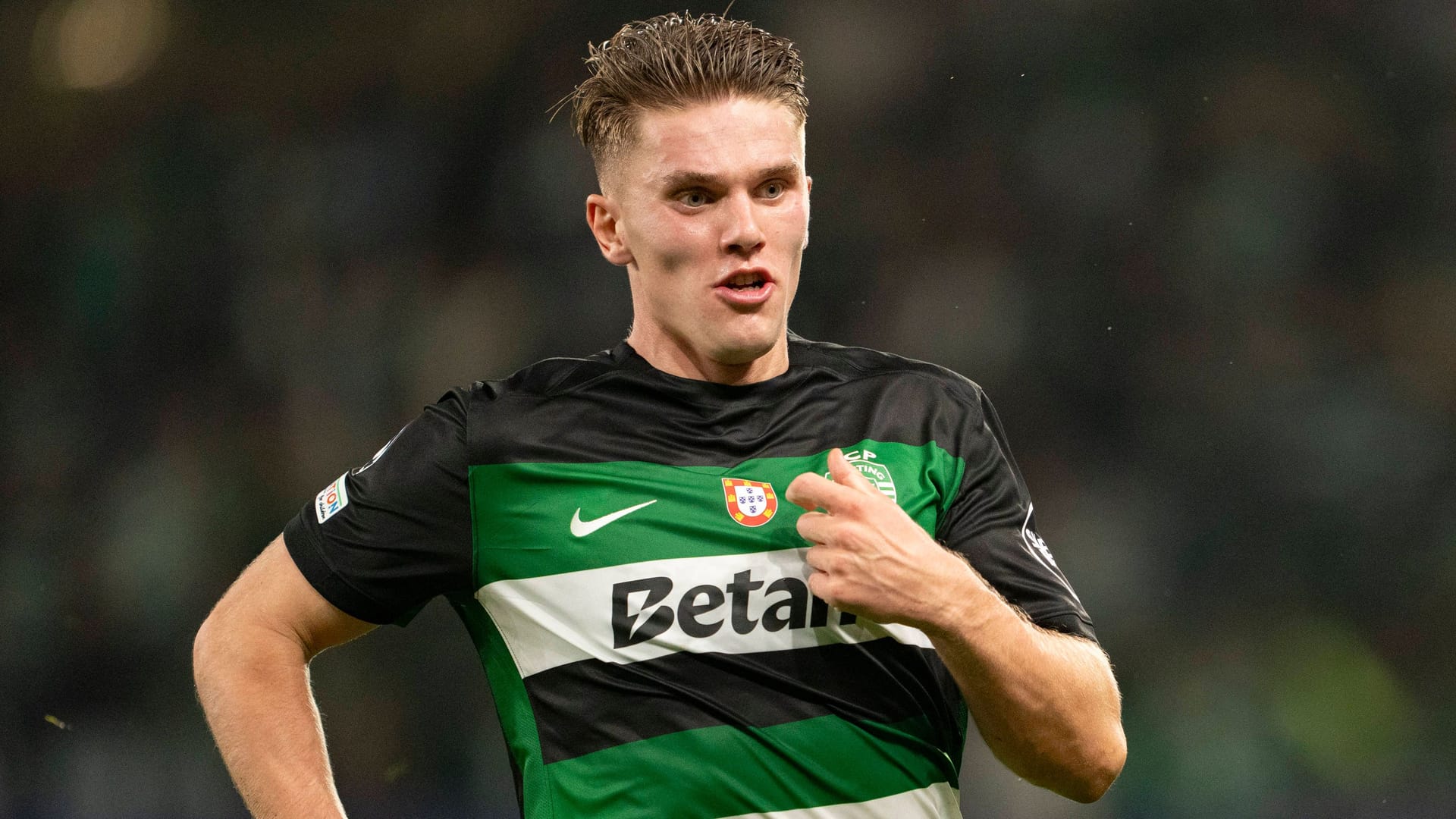 Künftig im Arsenal-Trikot: Viktor Gyökeres verlässt Sporting. Künftig im Arsenal-Trikot: Viktor Gyökeres verlässt Sporting.