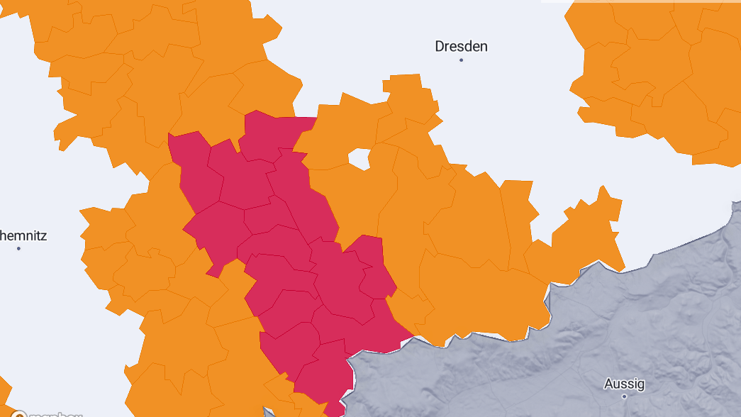 Wetter in Deutschland: Der DWD hat für Montag mehrere Warnungen vor Unwettern und Starkregen herausgegeben.