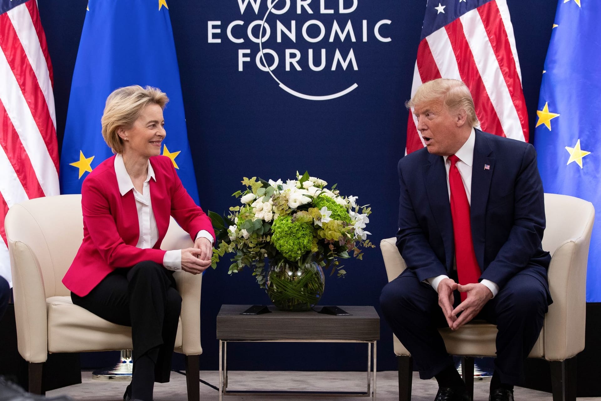 Von der Leyen und Trump