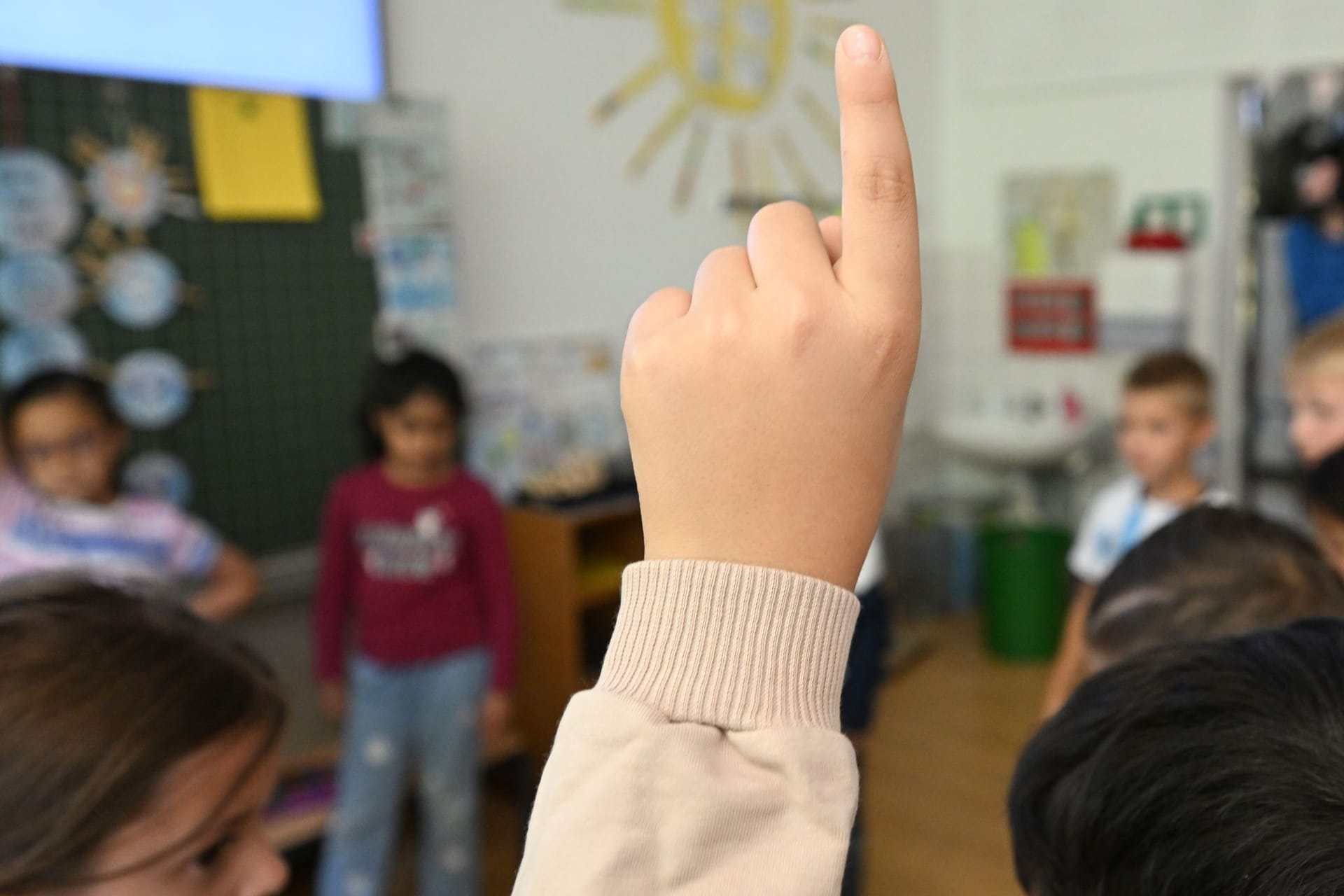 Unterricht in einer Grundschule