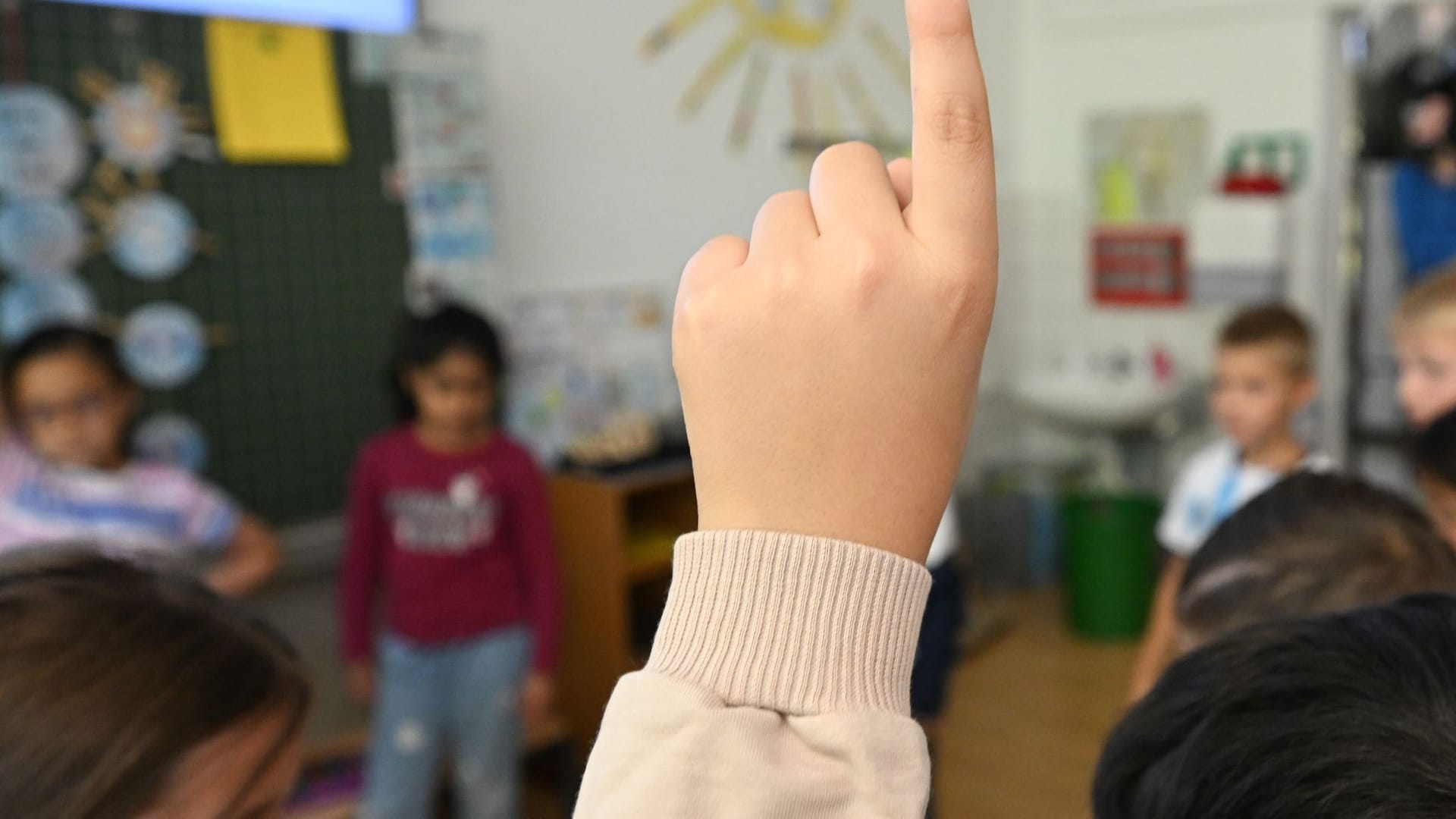 Unterricht in einer Grundschule