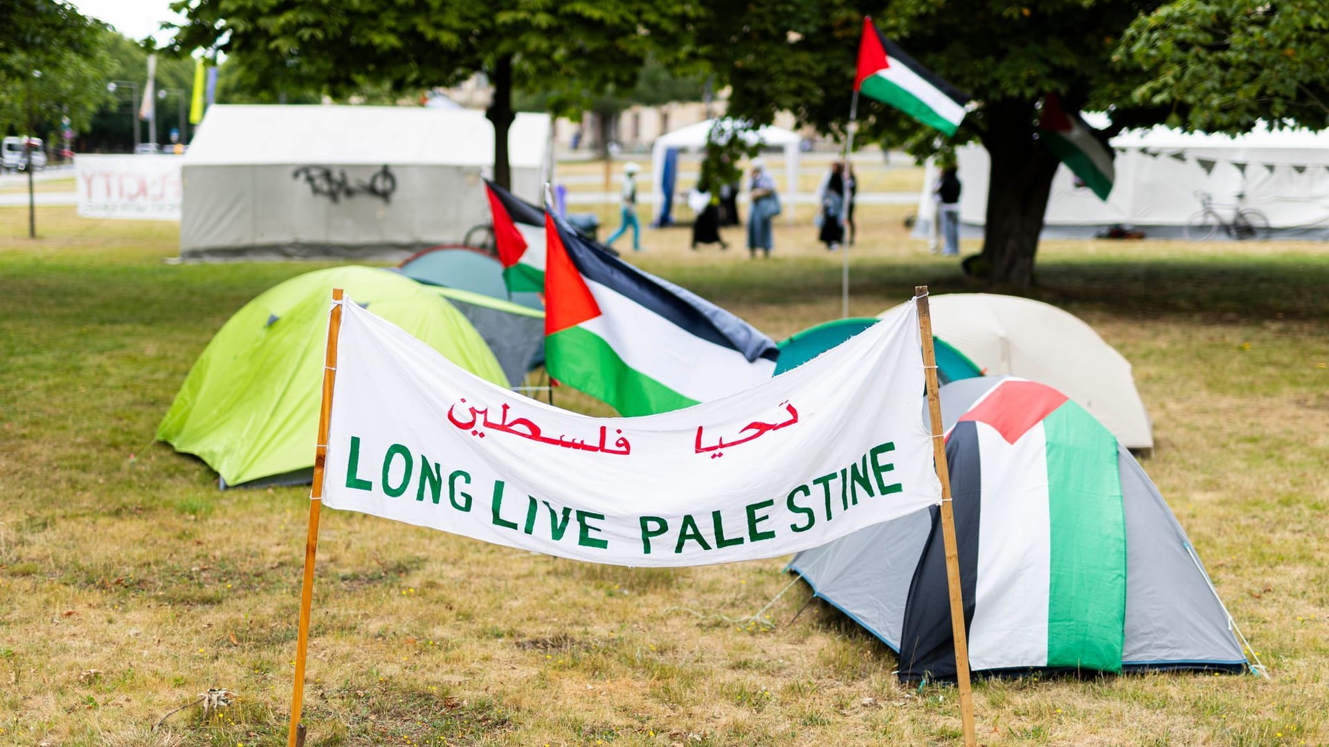 Pro-Palästina-Camp an Uni Hannover