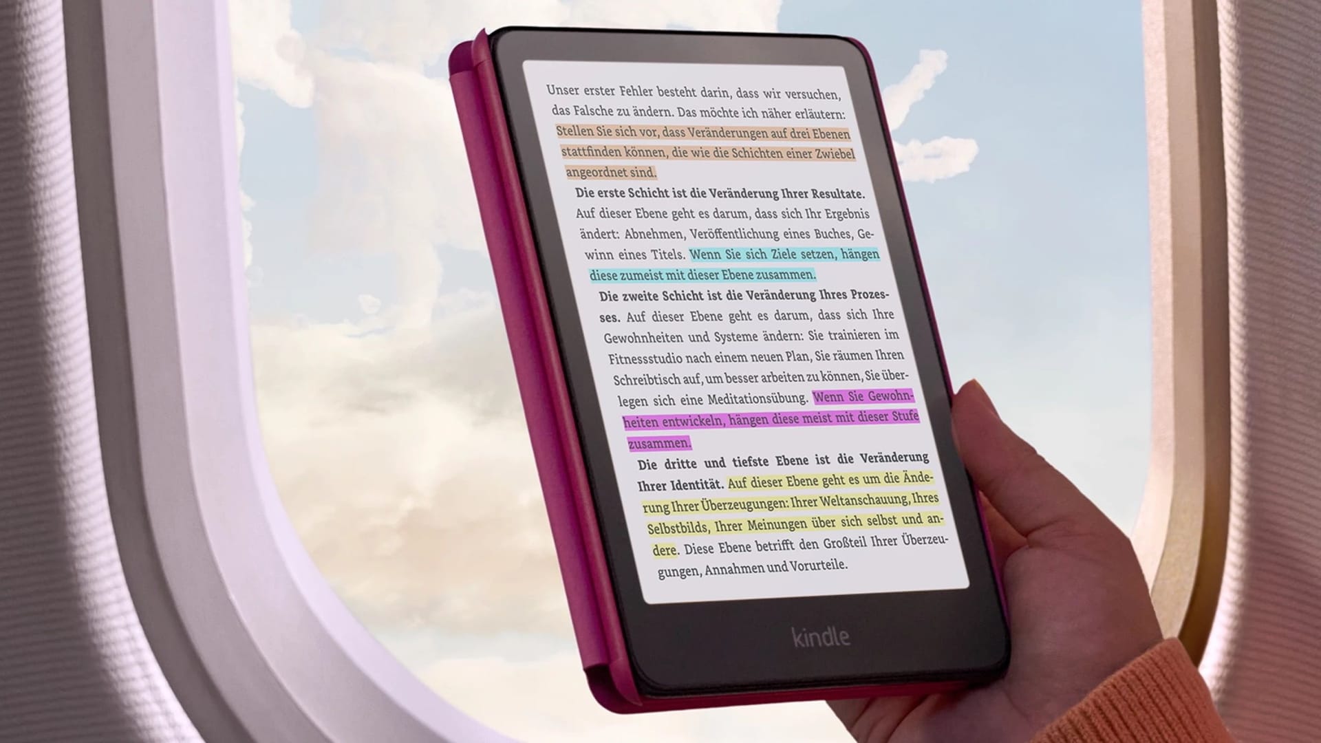 Kindle Colorsoft: Der E-Book-Reader hat ein kontrastreiches Display.