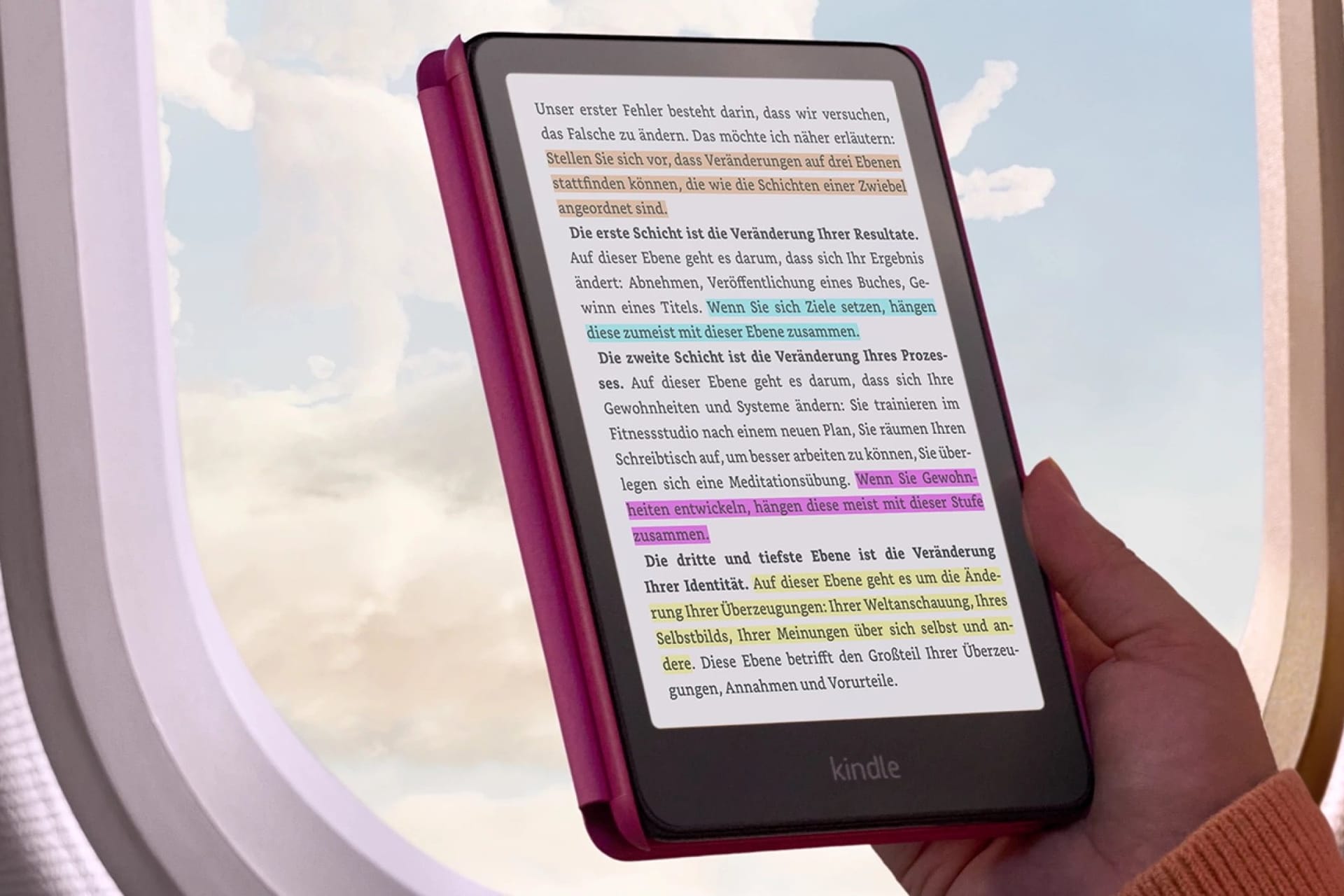 Kindle Colorsoft: Der E-Book-Reader hat ein kontrastreiches Display.