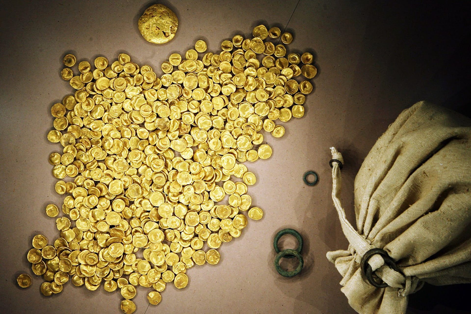 Goldschatz der Kelten aus Museum gestohlen