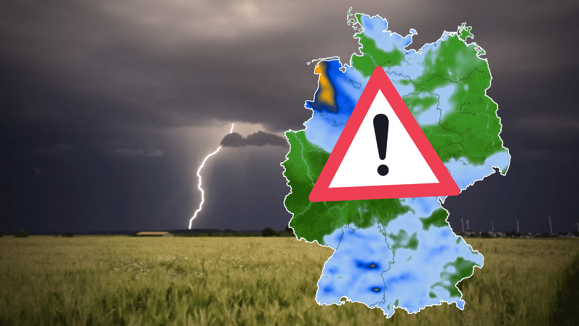 Ein neues Tief sorgt für Sturm und Regen