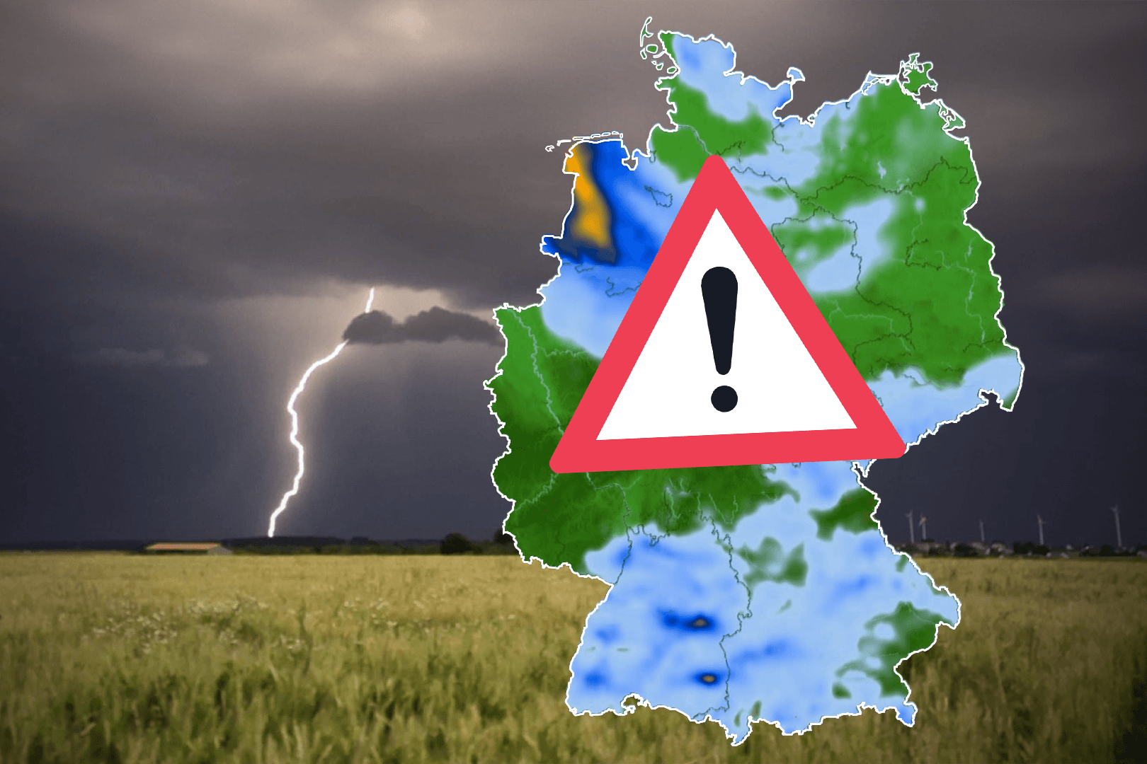 Ein neues Tief sorgt für Sturm und Regen Ein neues Tief sorgt für Sturm und Regen