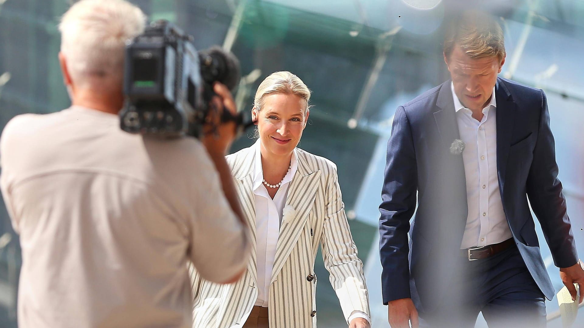 ARD-"Sommerinterview": Alice Weidel von der AfD traf auf Journalist Markus Preiß.
