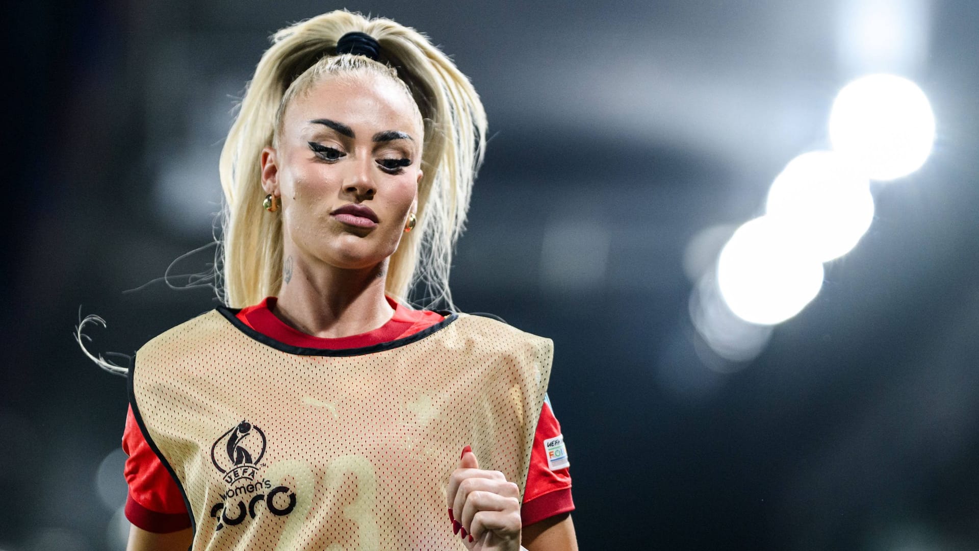 Alisha Lehmann: Sie kam beim EM-Auftakt nicht zum Einsatz.