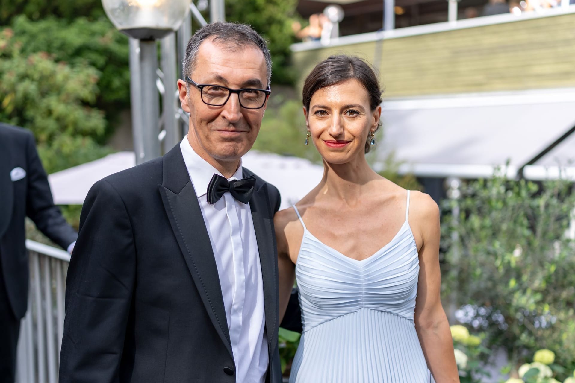 Cem Özdemir, ehemaliger Landwirtschaftsminister, und seine Partnerin Flavia Zaka.