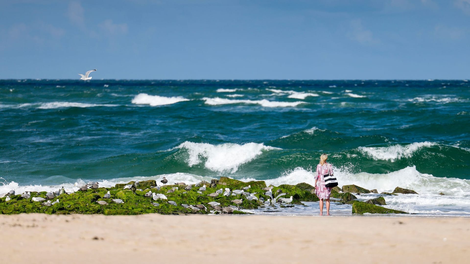Sommerwetter auf der Nordseeinsel Sylt