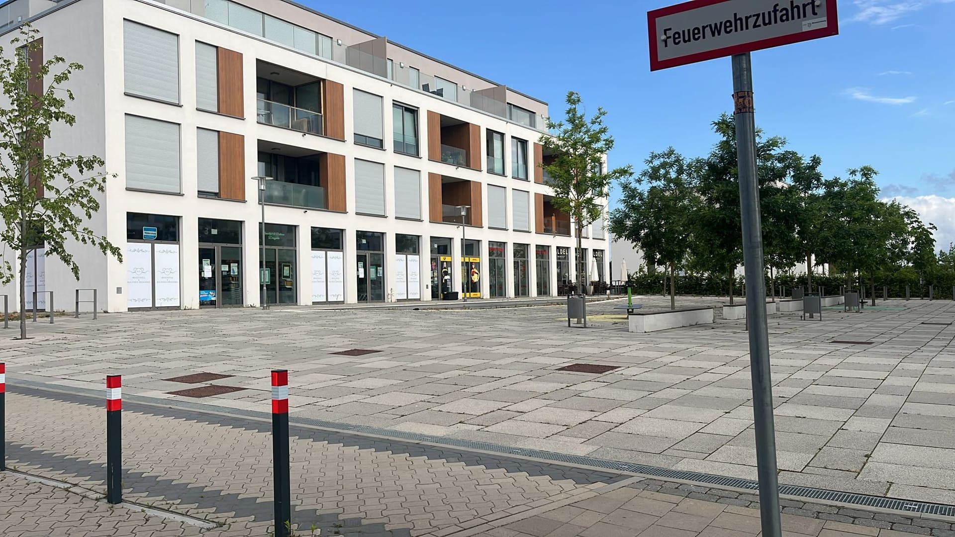 Der Marktplatz in Lamme: Hier kam es am Mittwochmorgen zu einem Überfall in der Drogerie.