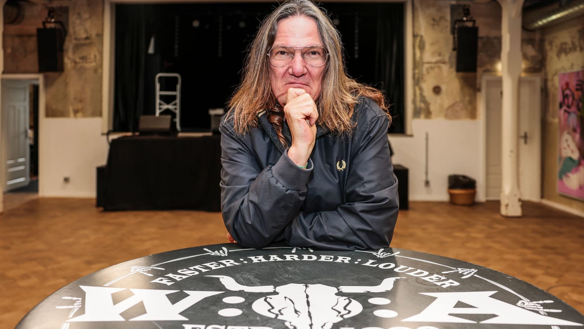 Vor dem Start des Heavy-Metal-Festivals in Wacken