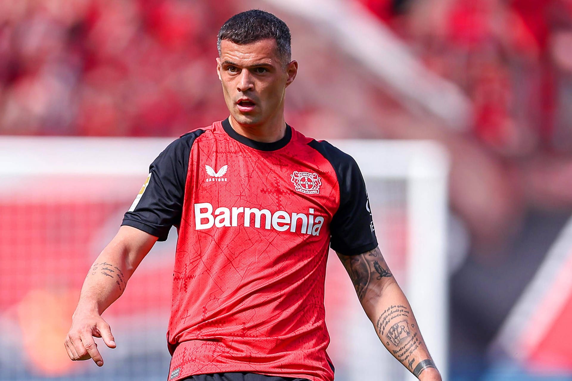 Granit Xhaka: Er zieht im Bayer-Mittelfeld die Fäden.