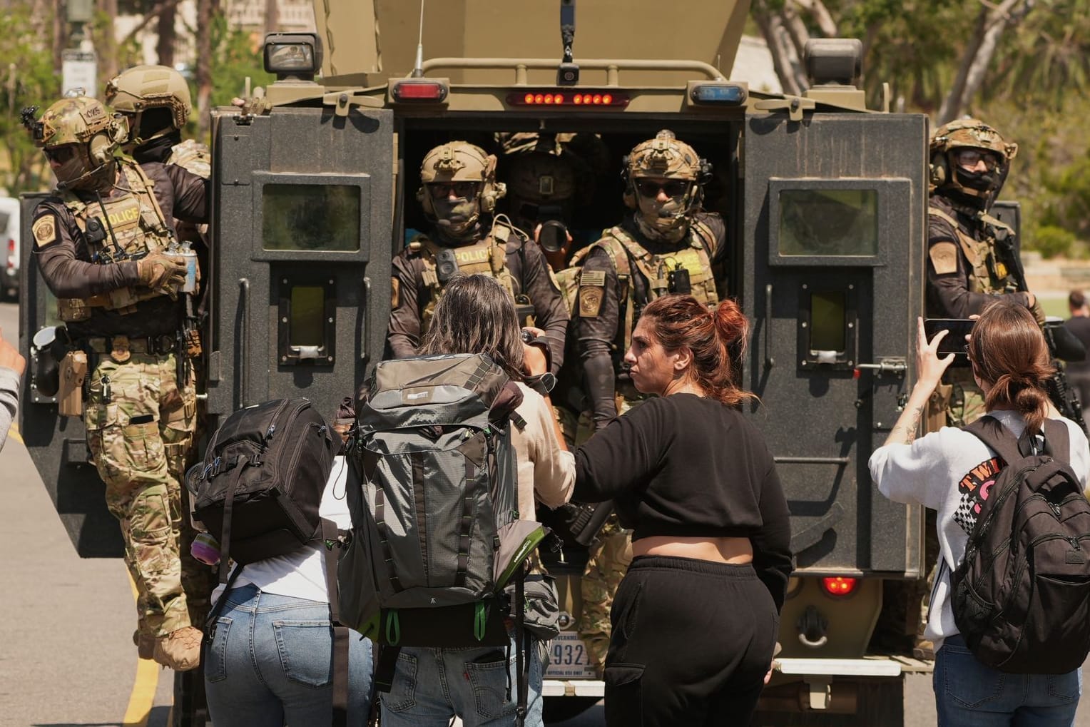 APTOPIX Immigration Raids Los Angeles