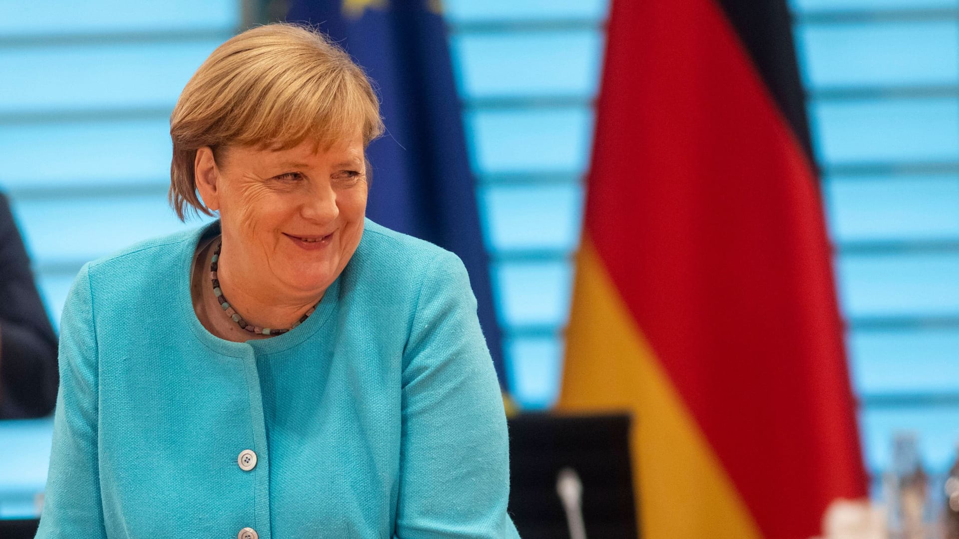 Angela Merkel (CDU) im Bundeskanzleramt (Archivfoto): Bei der aktuellen Schwarz-Roten Regierung werden Erinnerungen an sie wach.