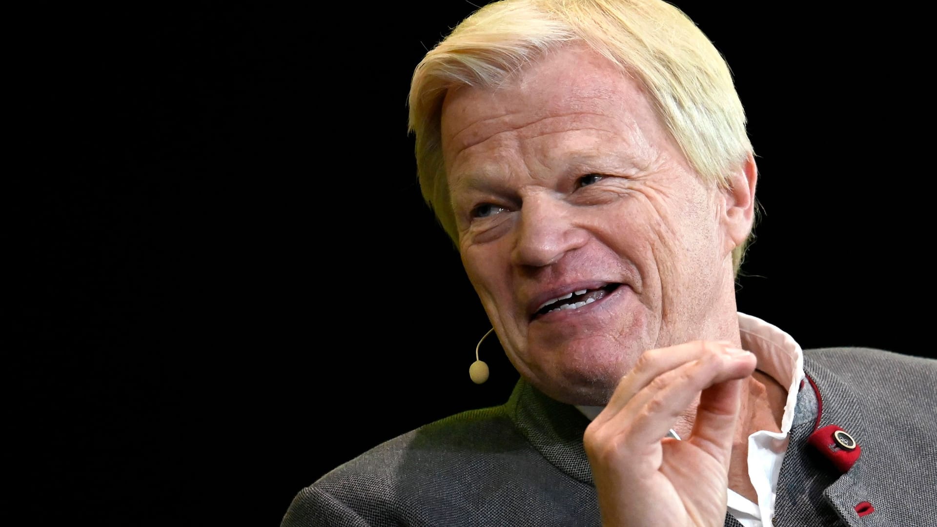 Oliver Kahn: Er war früher selbst für die deutsche Nationalmannschaft im Einsatz. Oliver Kahn: Er war früher selbst für die deutsche Nationalmannschaft im Einsatz.
