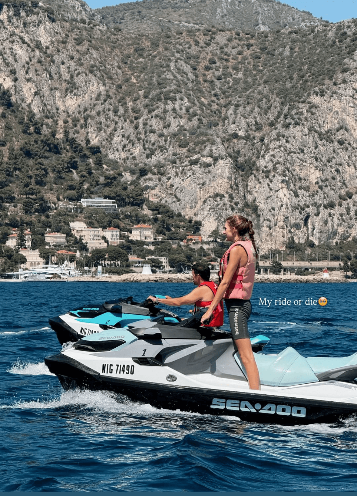 Michael Ballack und Sophia Schneiderhan befinden sich an der Côte d’Azur.