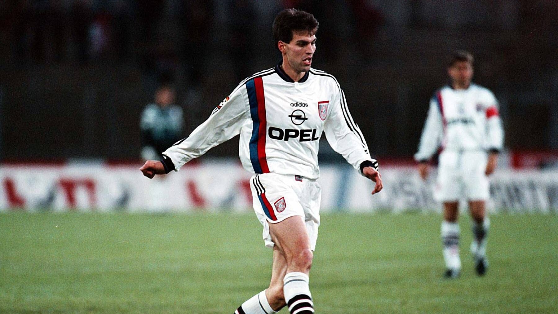 Markus Babbel, hier in der Saison 1995/96, bestritt 261 Pflichtspiele für den FC Bayern, wurde u.a. dreimal Deutscher Meister und gewann den Uefa Cup mit den Münchnern.