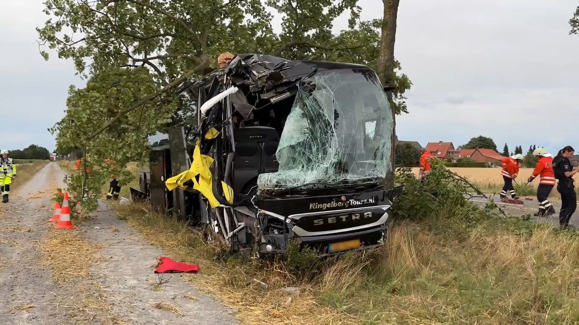 Busunfall bei Gifhorn Busunfall bei Gifhorn