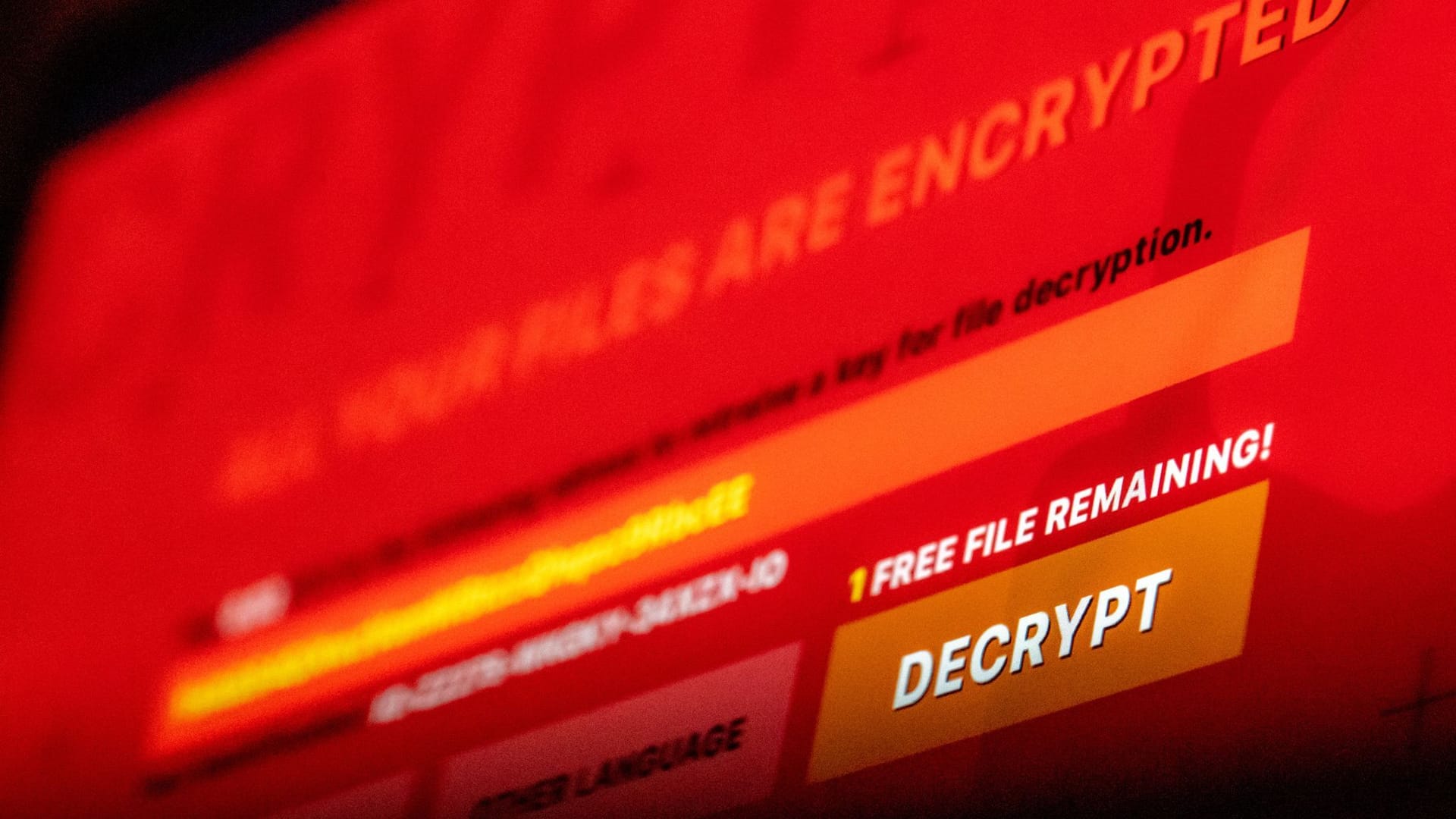 Ein fiktiver Verschlüsselungstrojaner (Symbolbild): In der Vergangenheit haben Ransomwares ganze Firmen lahmgelegt.