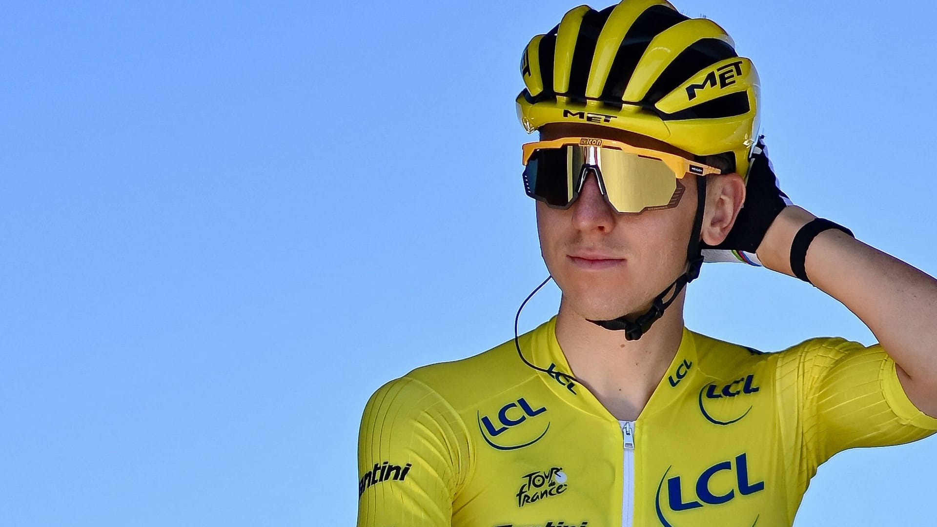 Tadej Pogačar: Er sicherte sich den zweiten Etappensieg bei der Tour de France 2025.