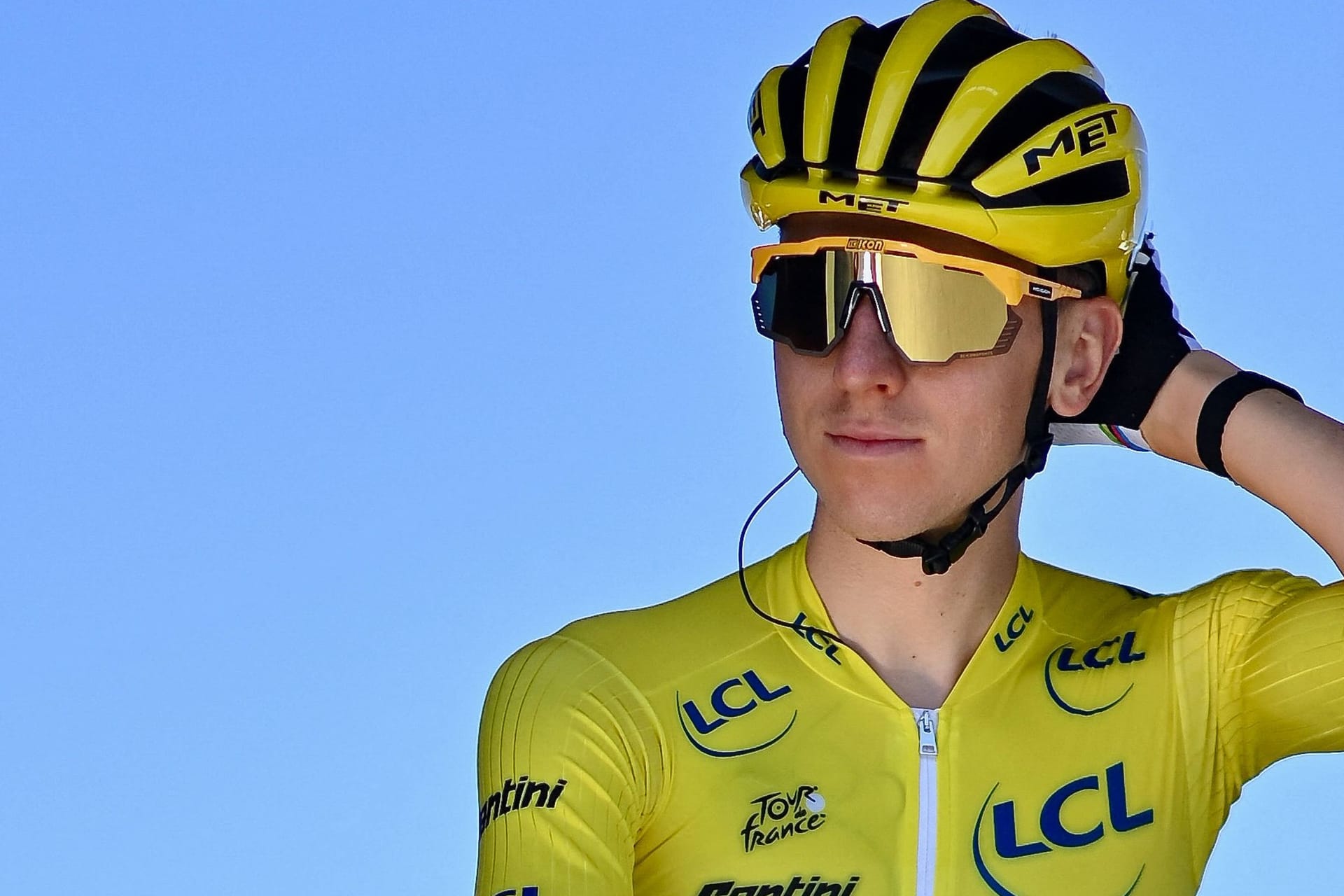 Tadej Pogačar: Er sicherte sich den zweiten Etappensieg bei der Tour de France 2025.