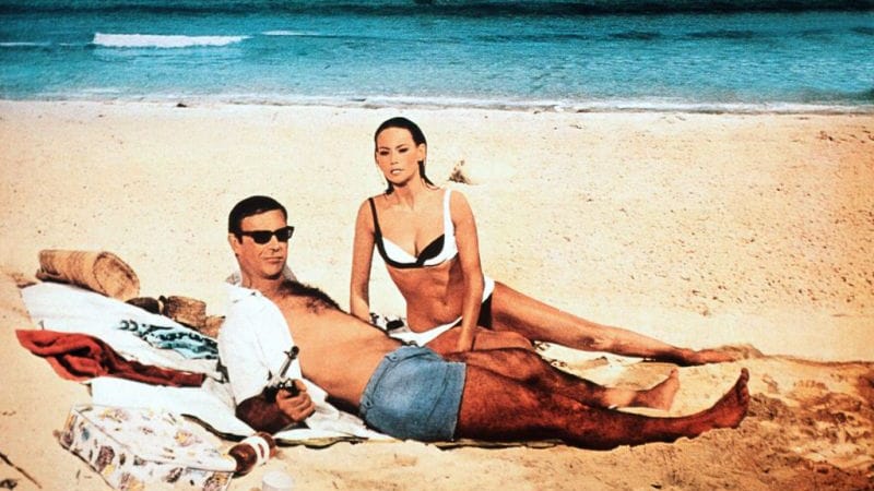 Eine Szene aus dem Film "James Bond 007 - Feuerball".